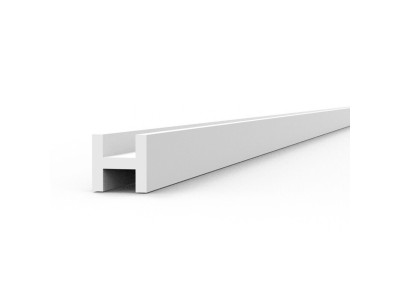 BEAMS H SHAPE 1.5 x 1.5 x 350 mm x 4 units STYRENE 