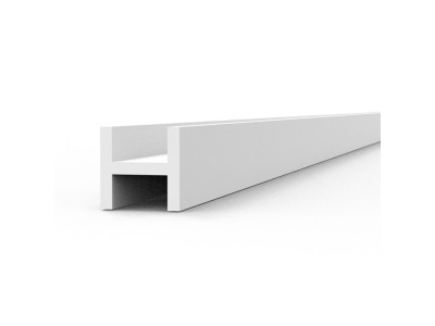 BEAMS H SHAPE 2.0 x 2.0 x 350 mm x 4 units STYRENE 