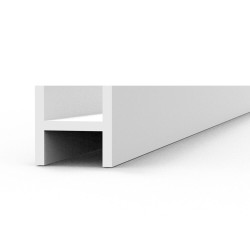 BEAMS H SHAPE 2.5 x 2.5 x 350 mm x 4 units STYRENE 