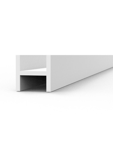 BEAMS H SHAPE 2.5 x 2.5 x 350 mm x 4 units STYRENE 