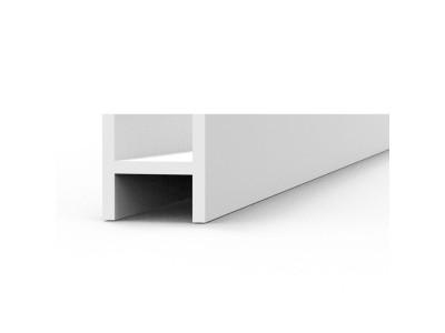 BEAMS H SHAPE 2.5 x 2.5 x 350 mm x 4 units STYRENE 