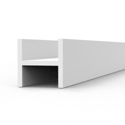 BEAMS H SHAPE 3.0 x 3.0 x 350 mm x 3 units STYRENE 