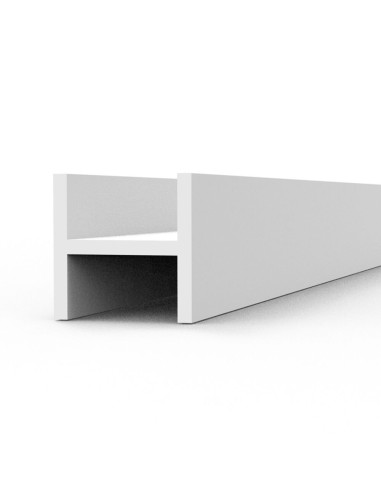 BEAMS H SHAPE 3.0 x 3.0 x 350 mm x 3 units STYRENE 