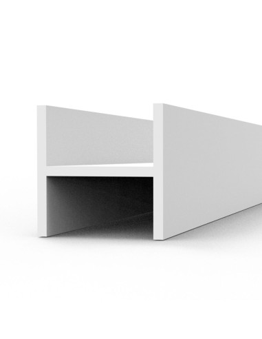 BEAMS H SHAPE 4.0 x 4.0 x 350 mm x 3 units STYRENE 