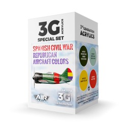 Spanish Civil War. Republican Aircraft Colors SET 