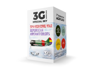 Spanish Civil War. Republican Aircraft Colors SET 