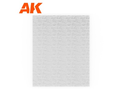 Water Sheet Transparent Running Water 245 x 195mm 