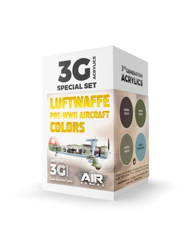 Luftwaffe Pre-WWII Aircraft Colors SET 3G 