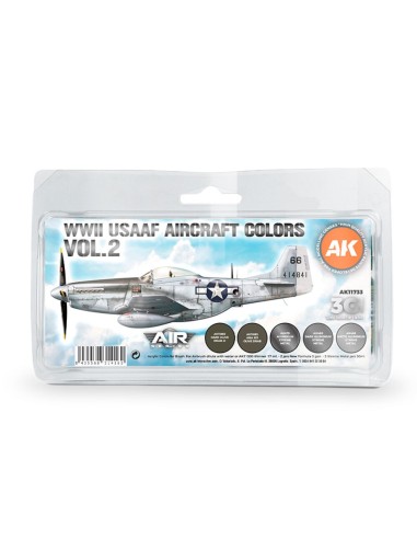 WWII USAAF Aircraft Colors Vol.2 SET 3G 