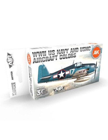WWII US Navy & USMC Aircraft Colors SET 3G 