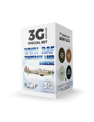 WWII RAF Temperate Land Scheme SET 3G 