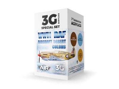 WWII RAF Aircraft Desert Colors SET 3G 