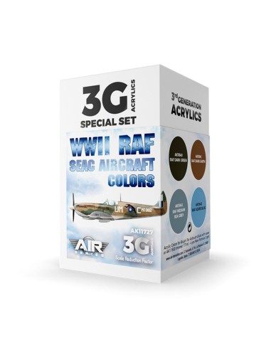 WWII RAF SEAC Aircraft Colors SET 3G 