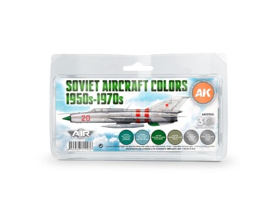Soviet Aircraft Colors 1950s-1970s SET 3G 
