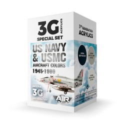 US Navy & USMC Aircraft Colors 1945-1980 SET 3G 