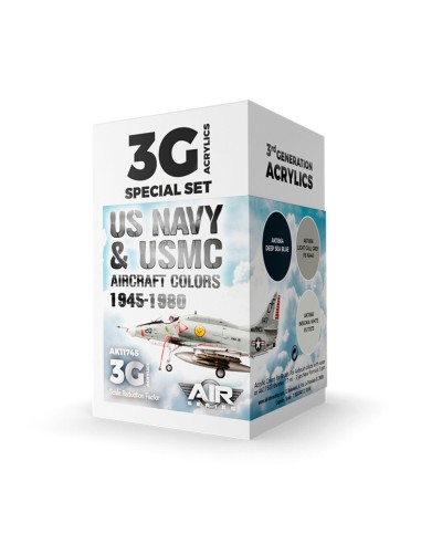 US Navy & USMC Aircraft Colors 1945-1980 SET 3G 