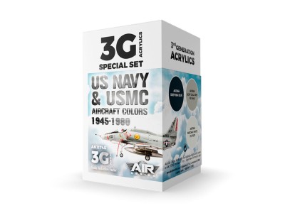 US Navy & USMC Aircraft Colors 1945-1980 SET 3G 