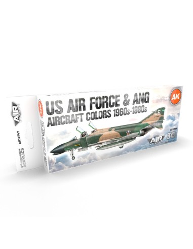 US Air Force & ANG Aircraft 1960s-1980s SET 3G 
