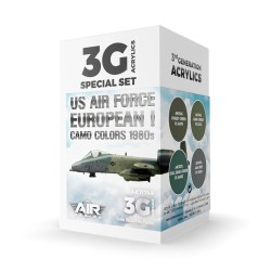 US Air Force European I Camo Colors 1980s SET 3G 