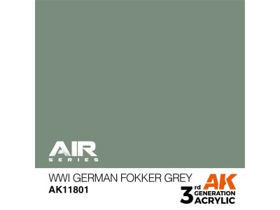 WWI German Fokker Grey 