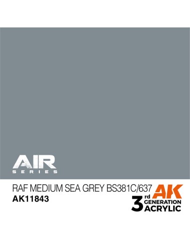 RAF Medium Sea Grey BS381C/637 