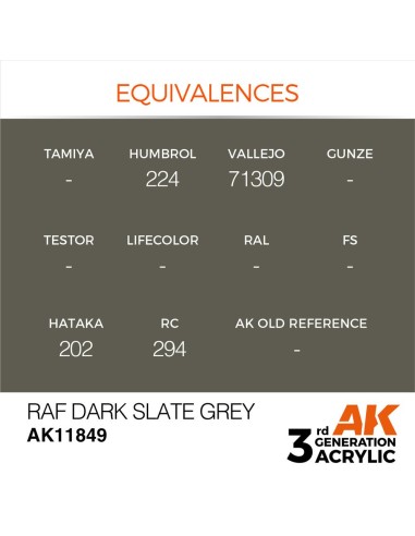 RAF Dark Slate Grey 
