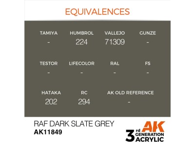 RAF Dark Slate Grey 
