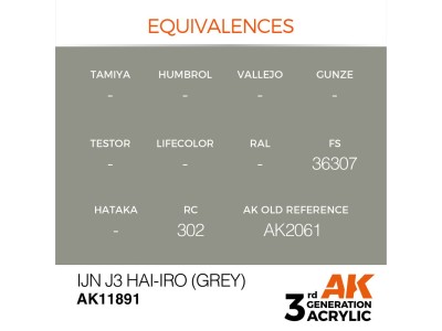 IJN J3 Hai-iro (Grey) 