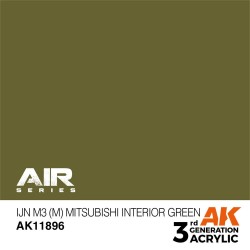 IJN M3 (M) Mitsubishi Interior Green  2