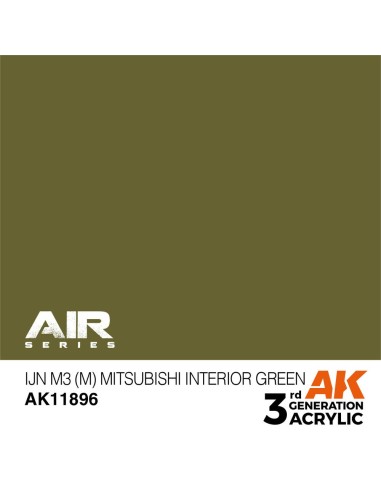 IJN M3 (M) Mitsubishi Interior Green 