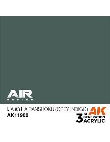 IJA #3 Hairanshoku (Grey Indigo) 