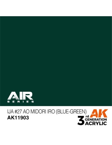 IJA #27 Ao Midori iro (Blue-Green) 