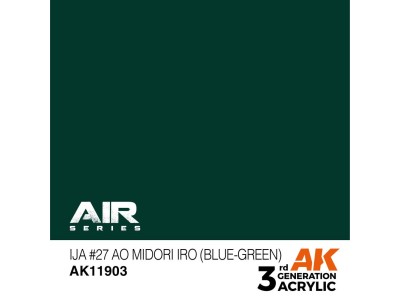 IJA #27 Ao Midori iro (Blue-Green) 