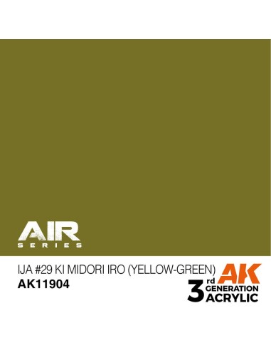 IJA #29 Ki Midori iro (Yellow-Green) 