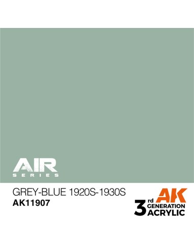 Grey-Blue 1920s-1930s 
