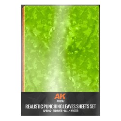 PUNCHING LEAVES SHEETS SET (4 units of A4-size sheets)  2