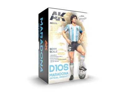 MARADONA RESIN FIGURE. 90 MM SCALE 