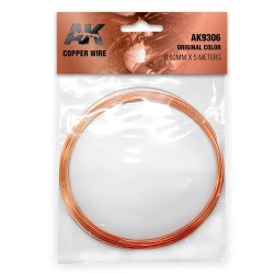 Copper Wire 0.60mm x 5 meters ORIGINAL COLOR 