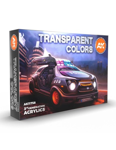 TRANSPARENT COLORS SET 3G 