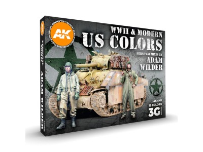 WWII & MODERN US COLORS - SIGNATURE SET BY ADAM WILDER 