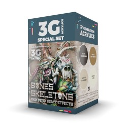 WARGAME COLOR SET. BONES AND SKELETONS. 