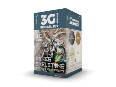 WARGAME COLOR SET. BONES AND SKELETONS. 