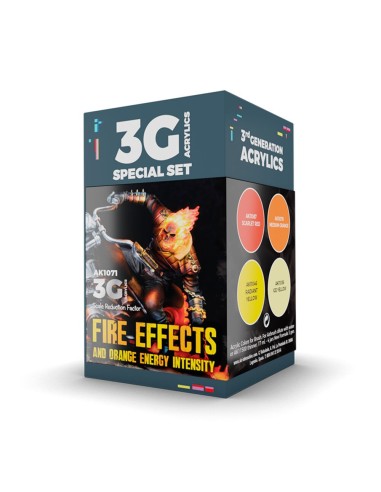 WARGAME COLOR SET. FIRE EFFECTS. 