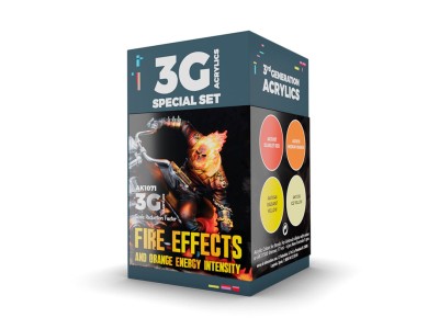 WARGAME COLOR SET. FIRE EFFECTS. 