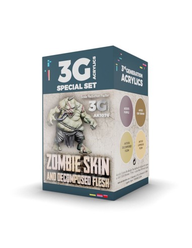 WARGAME COLOR SET. ZOMBIE SKIN. 