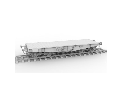 GERMAN RAILWAY SCHWERER PLATTFORMWAGEN TYME SSYS 1/35 