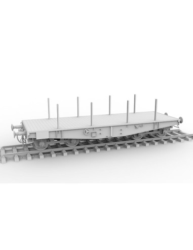 GERMAN RAILWAY SCHWERER PLATTFORMWAGEN TYME SSYS 1/35 