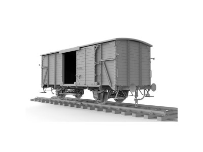GERMAN RAILWAY COVERED G10 WAGON GEDECKTER GÜTERWAGEN G10 1/35 