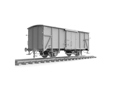 GERMAN RAILWAY COVERED G10 WAGON GEDECKTER GÜTERWAGEN G10 1/35 