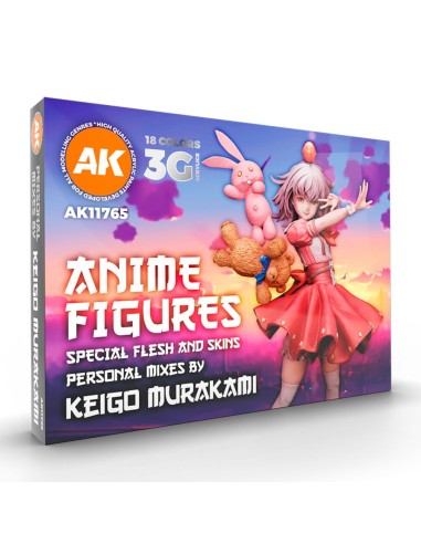 ANIME FIGURES - SPECIAL FLESH AND SKINS - SIGNATURE SET BY KEIGO MURAKAMI 